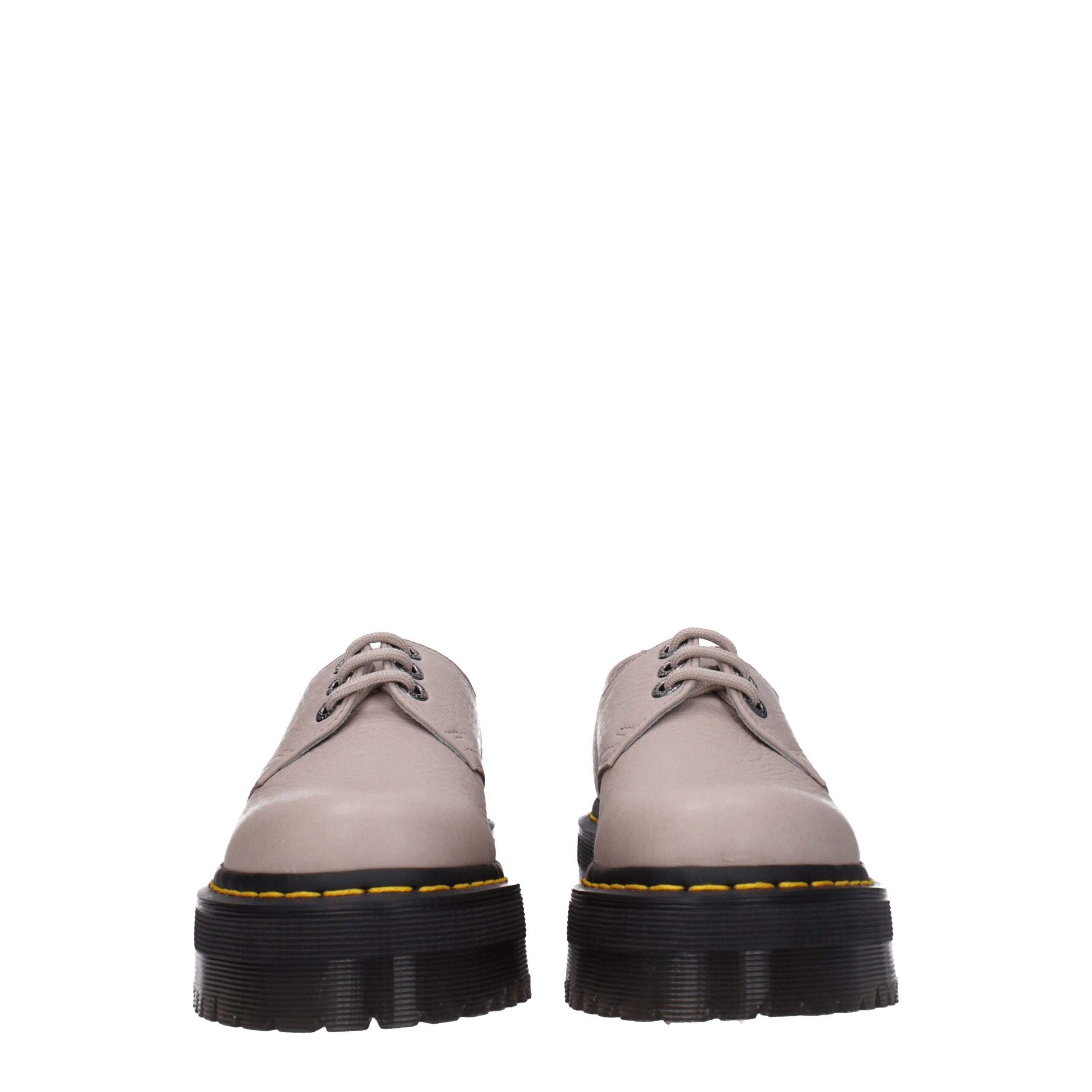 Dr. Martens Gray Leather Oxfords And Derbies - Image 3