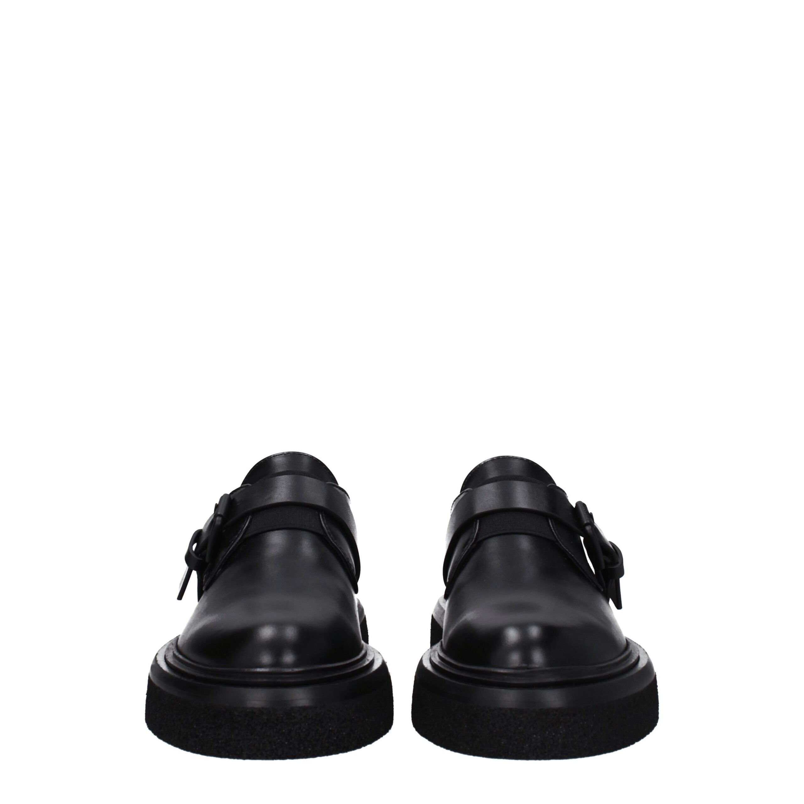 Max Mara Black Leather Oxfords And Derbies - Image 3