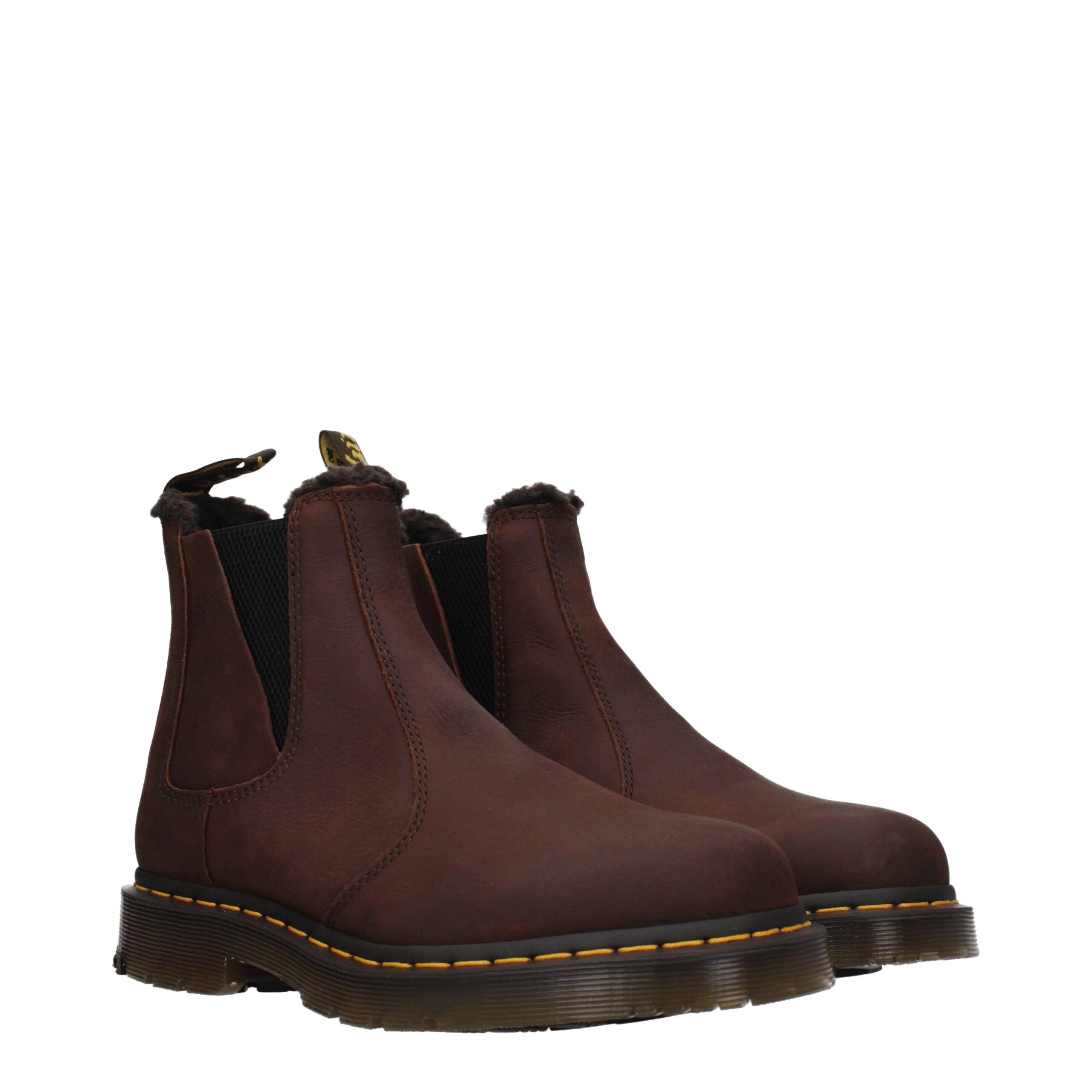 Dr. Martens Brown Leather Ankle Boots - Image 2