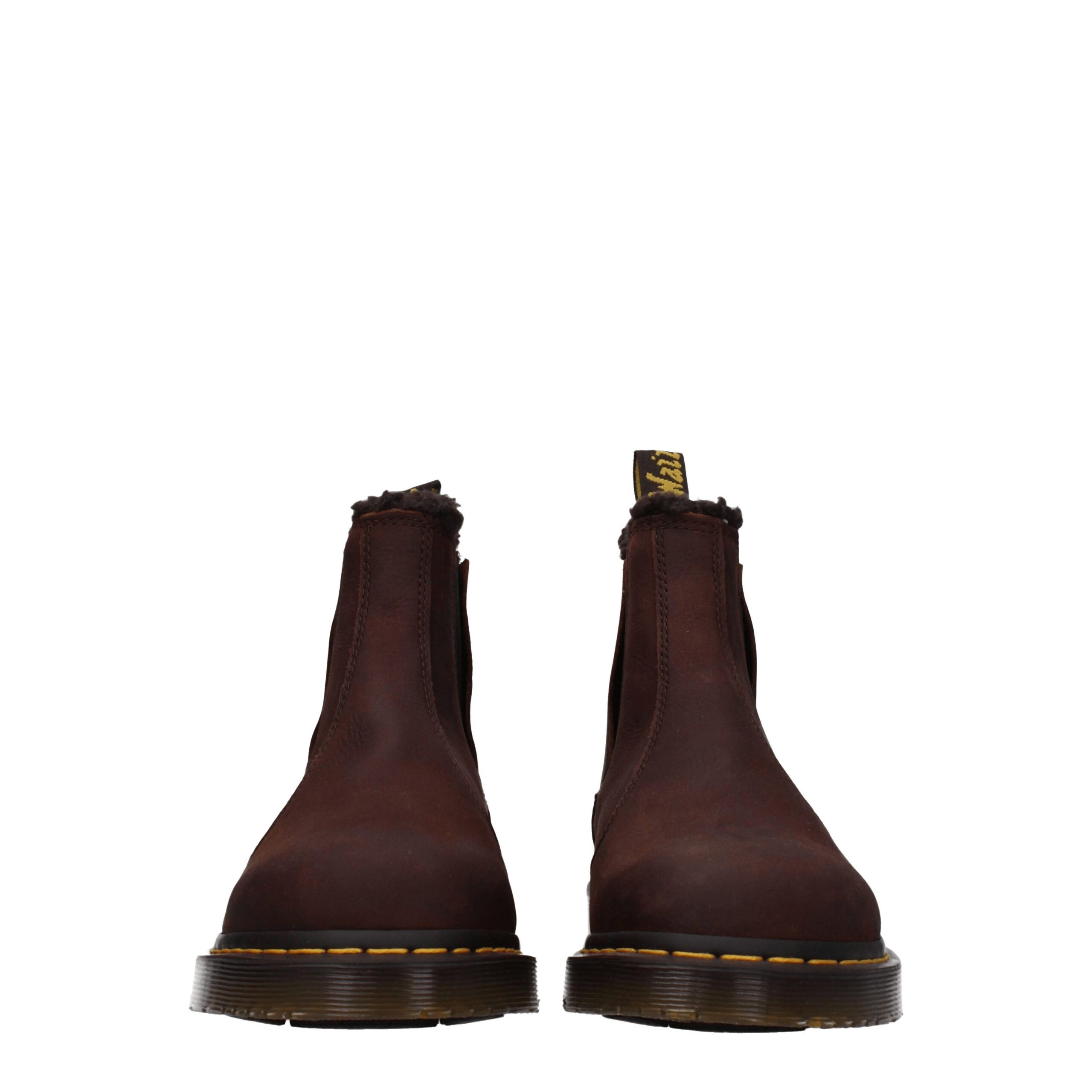 Dr. Martens Brown Leather Ankle Boots - Image 3