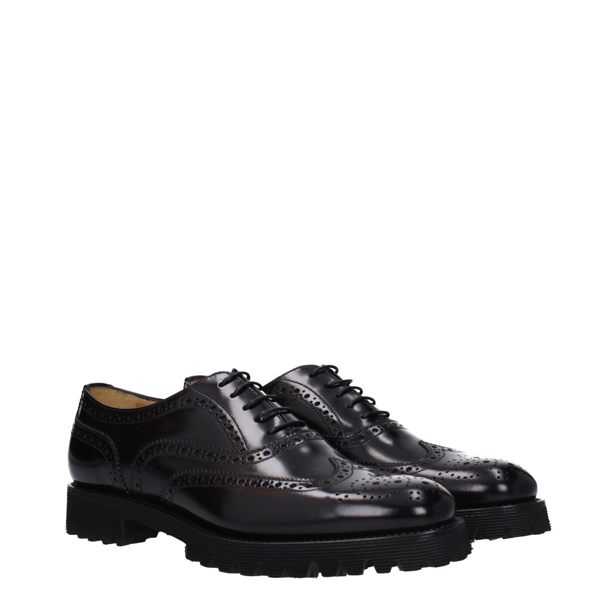 Church's Black Leather Oxfords And Derbies - Image 2