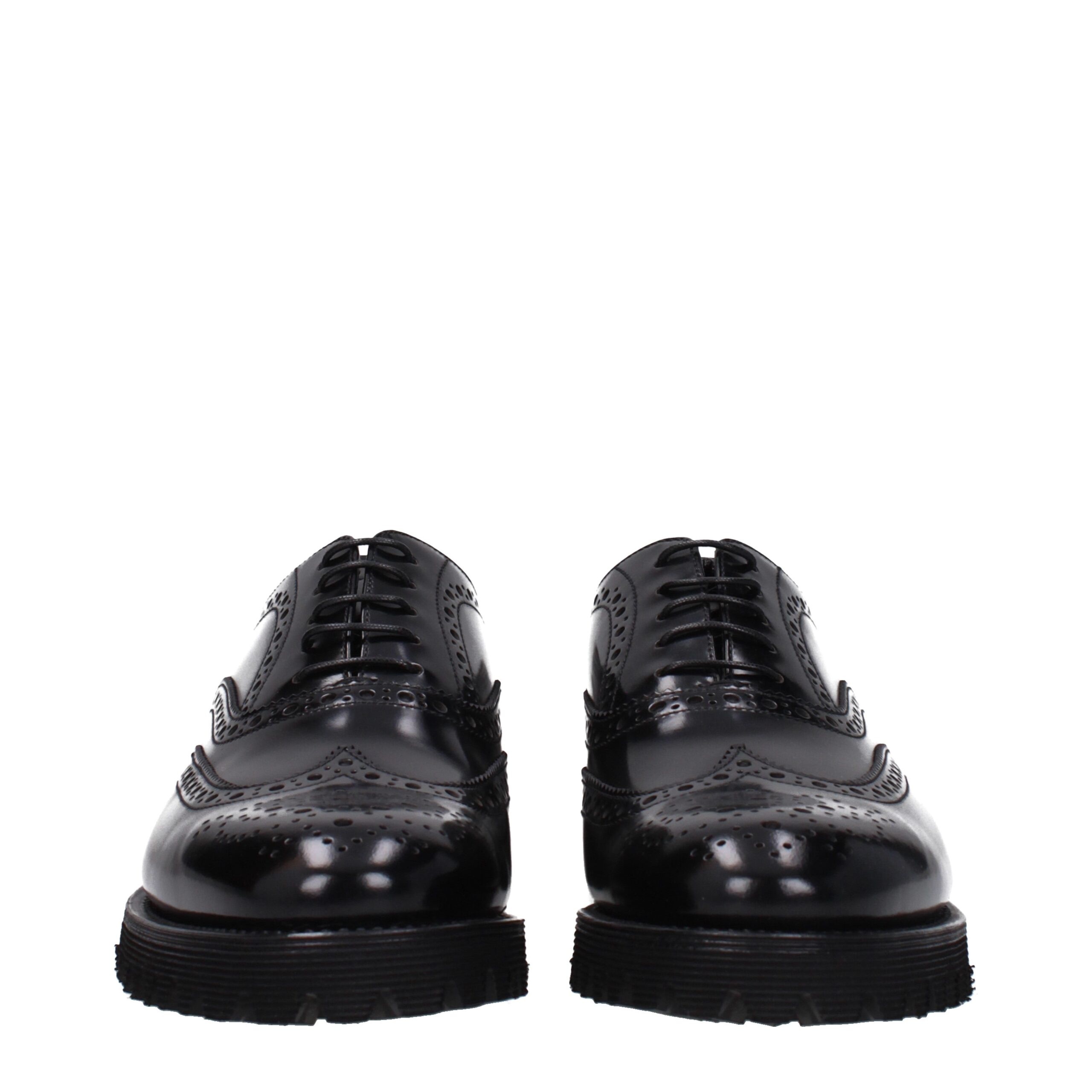 Church's Black Leather Oxfords And Derbies - Image 3