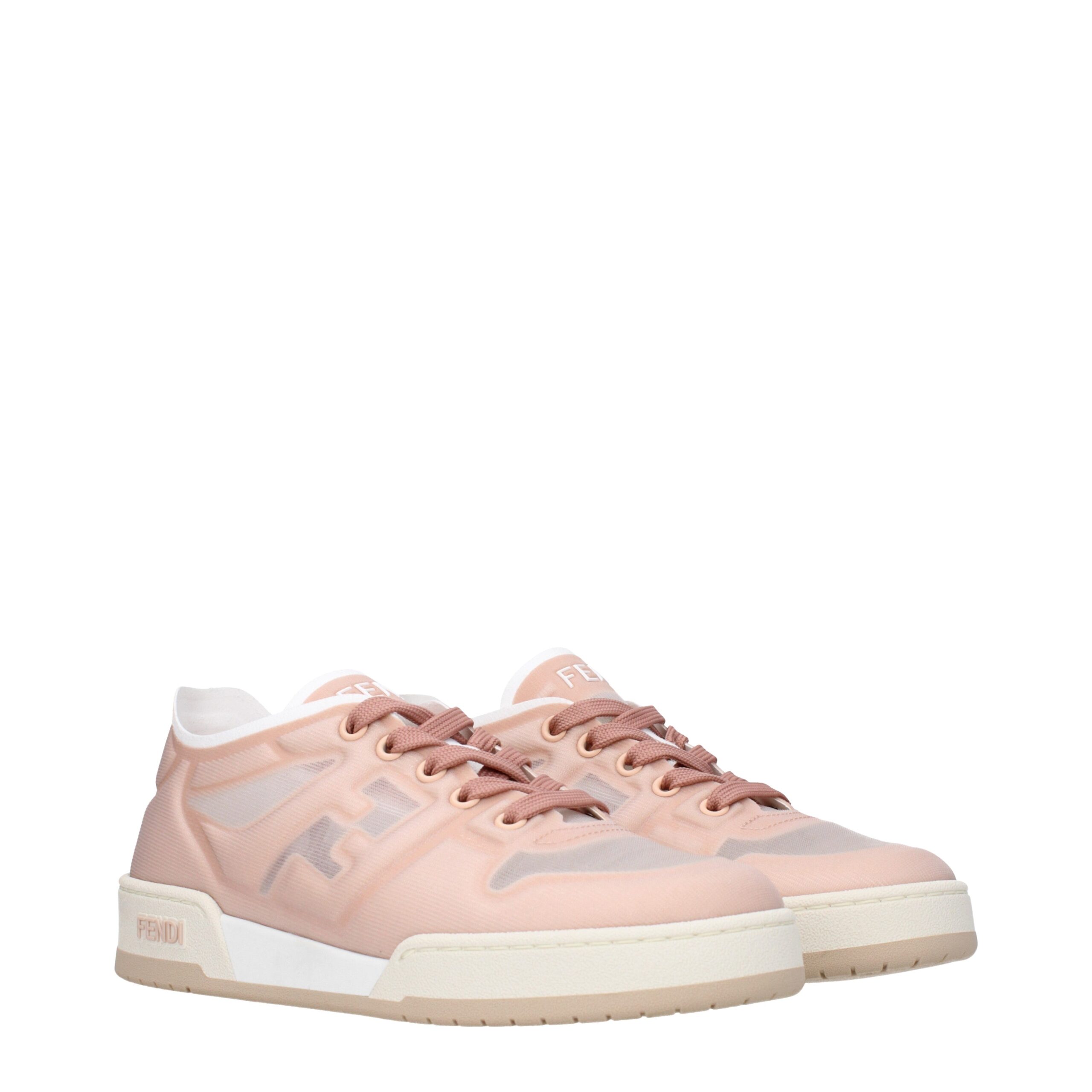 Fendi Pink Fibres Sneakers - Image 2