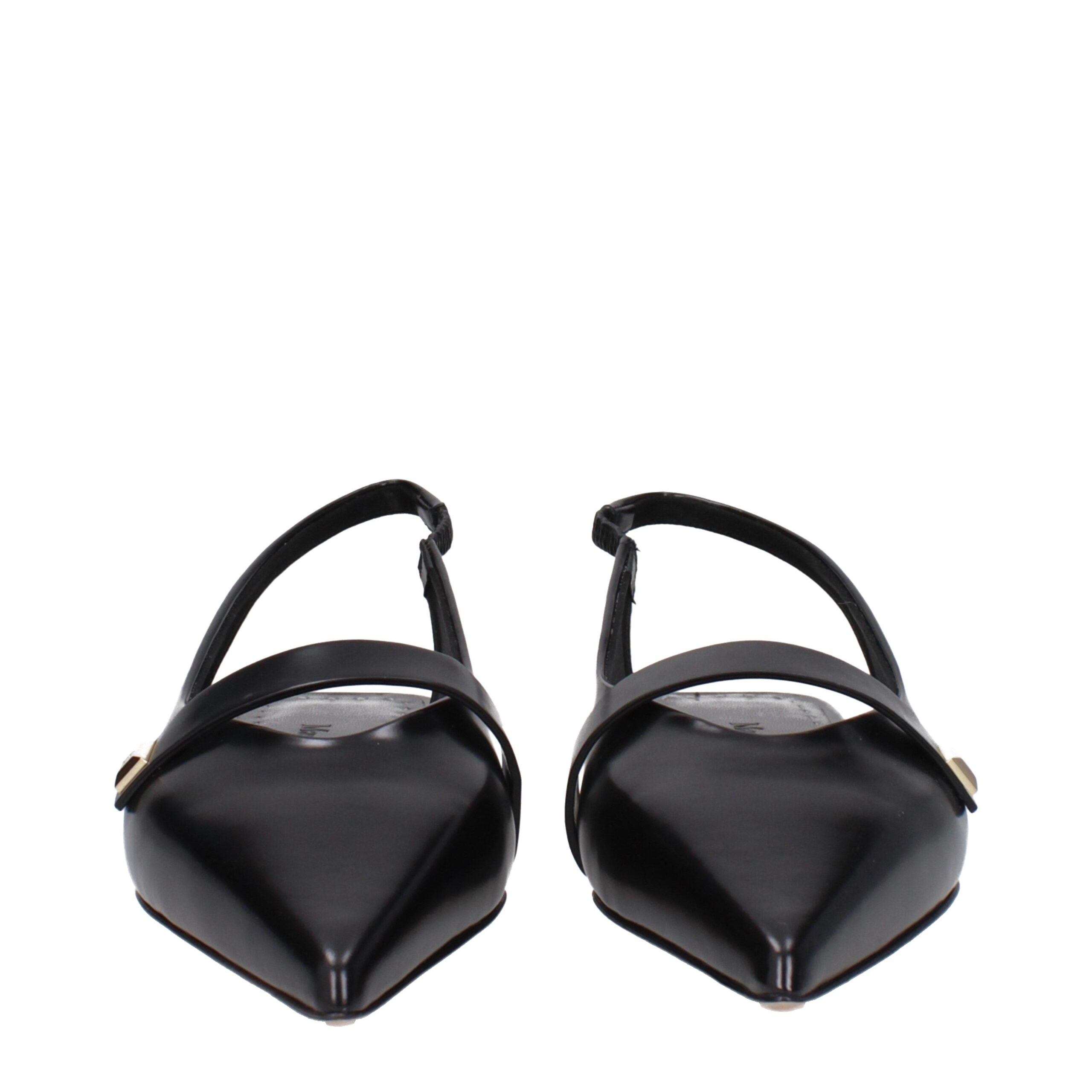 Max Mara Black Leather Ballet Flats - Image 3