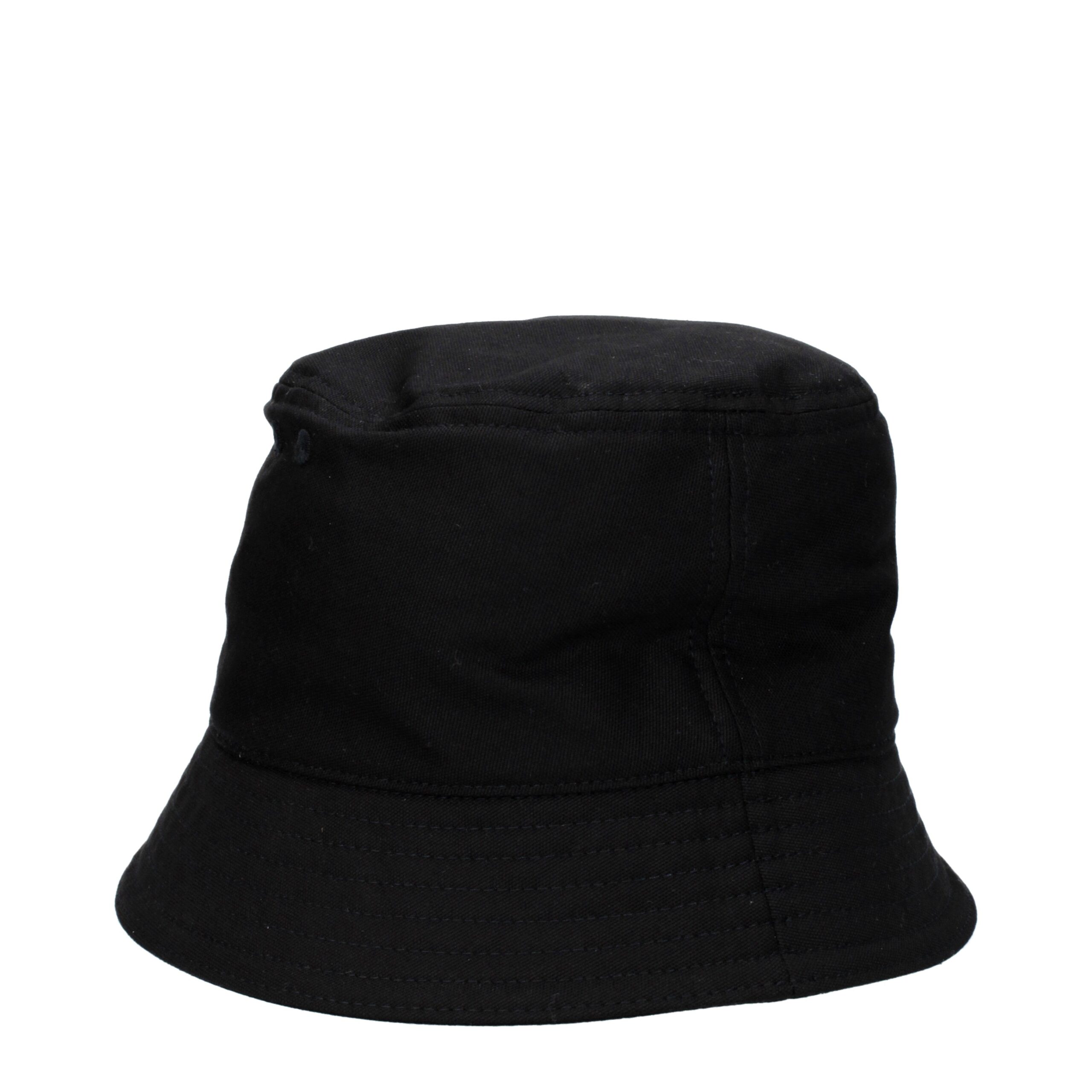 Valentino Garavani Black Cotton Bucket Hats - Image 2