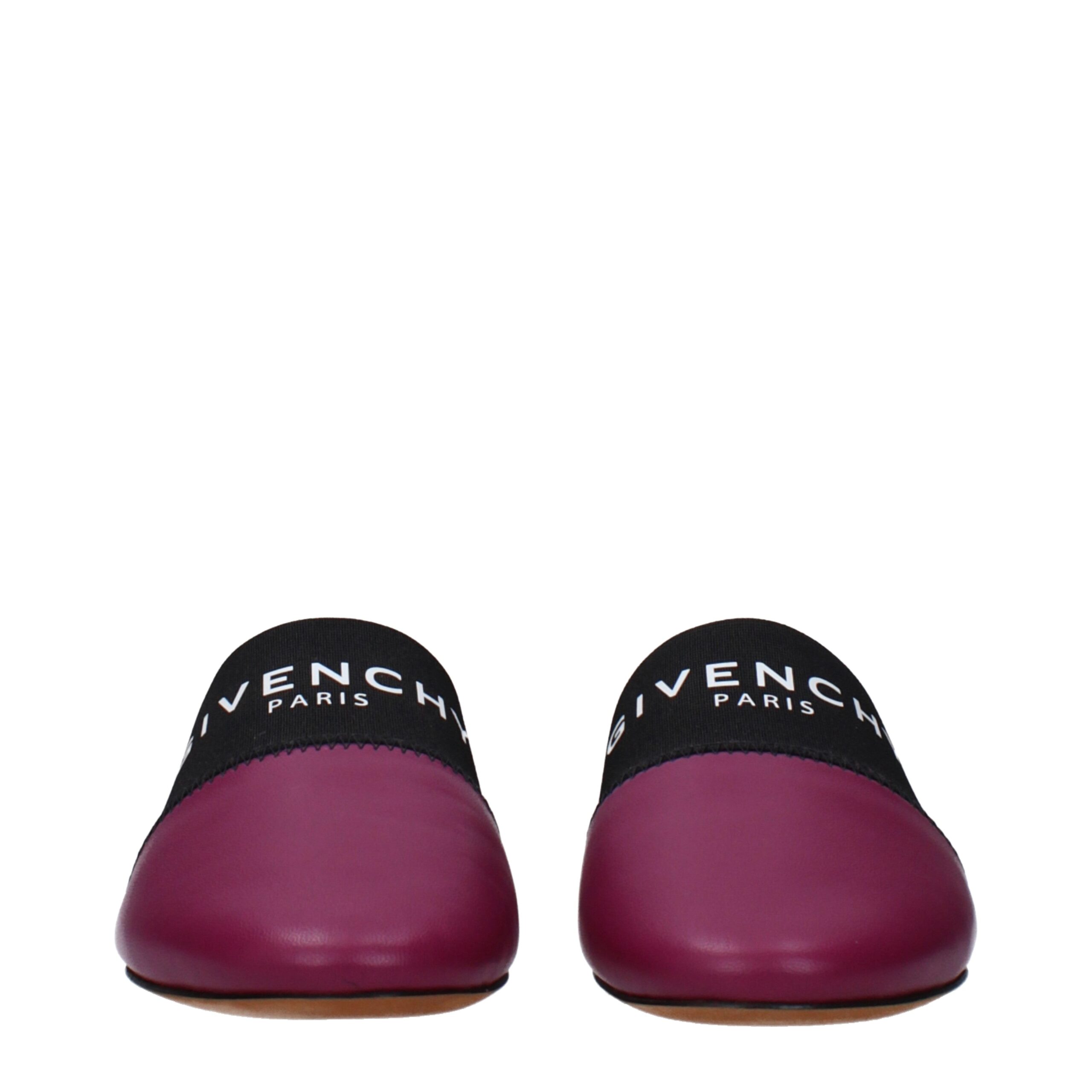 Givenchy Purple Leather Slippers - Image 3