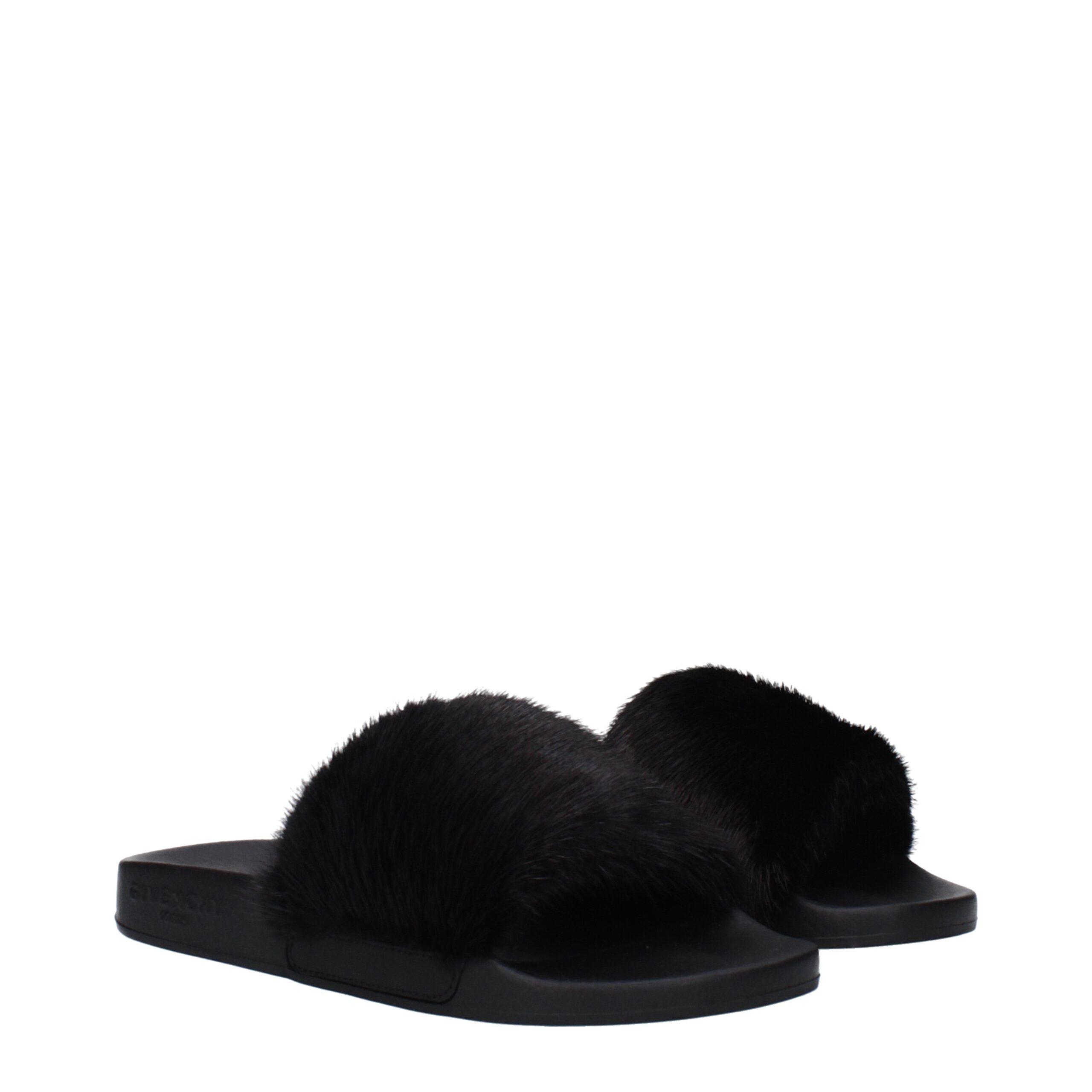 Givenchy Black Cotton Slippers - Image 2