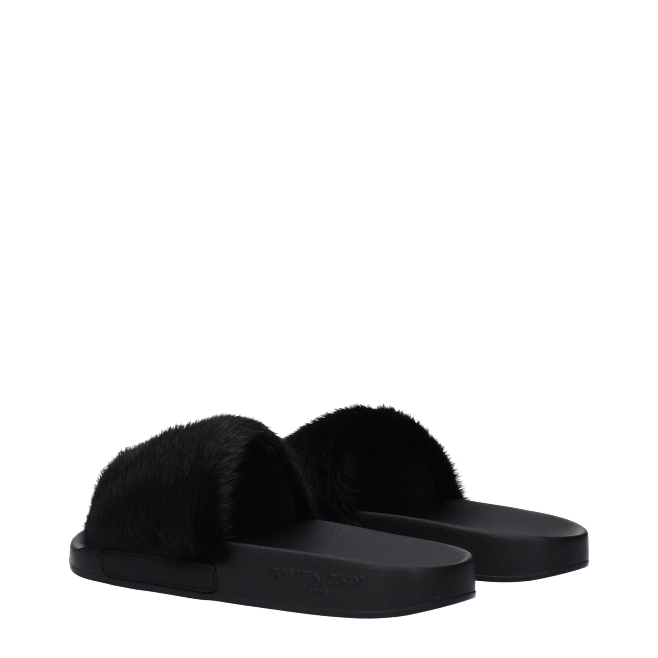 Givenchy Black Cotton Slippers - Image 4