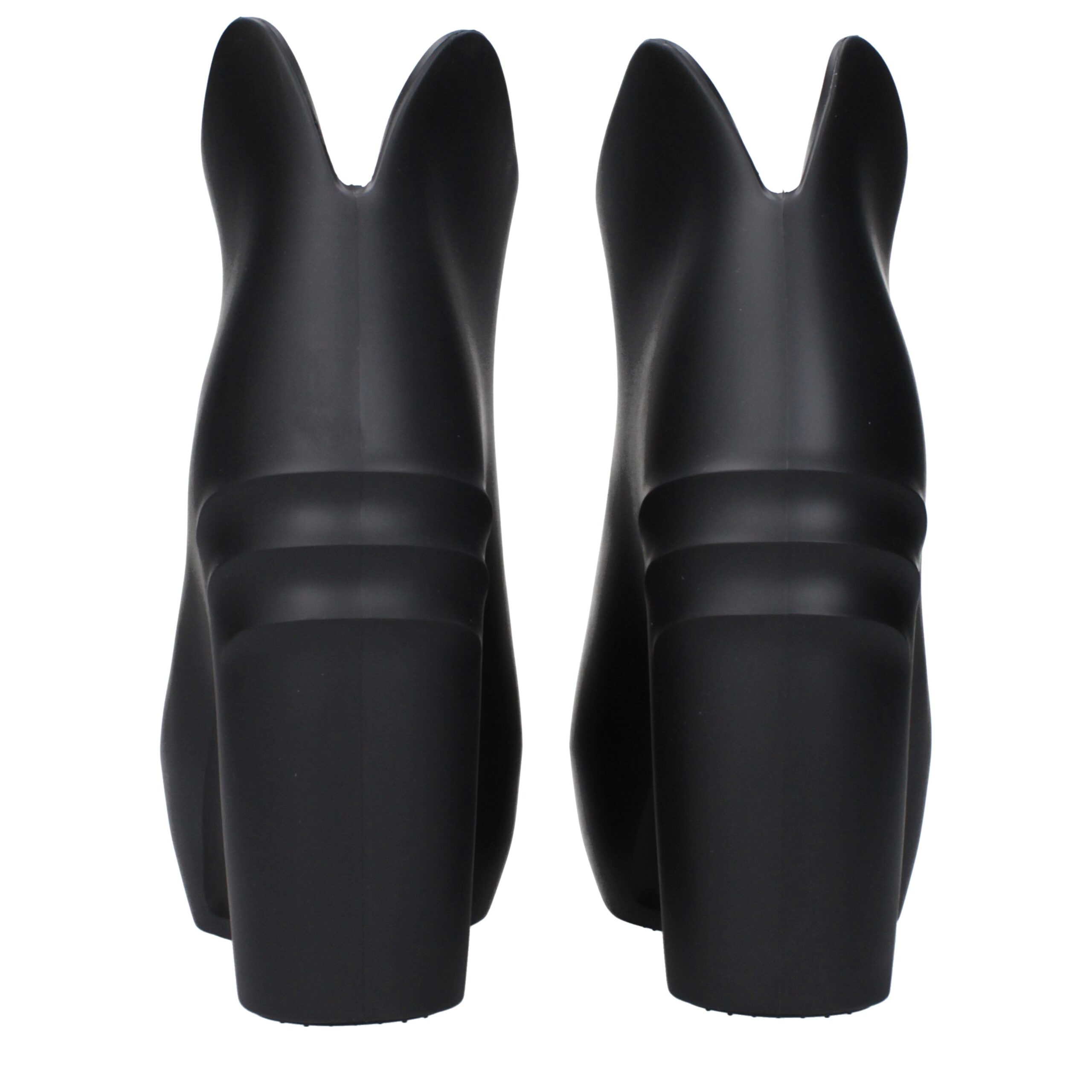 Givenchy Black Cotton Wedge Sandals - Image 5