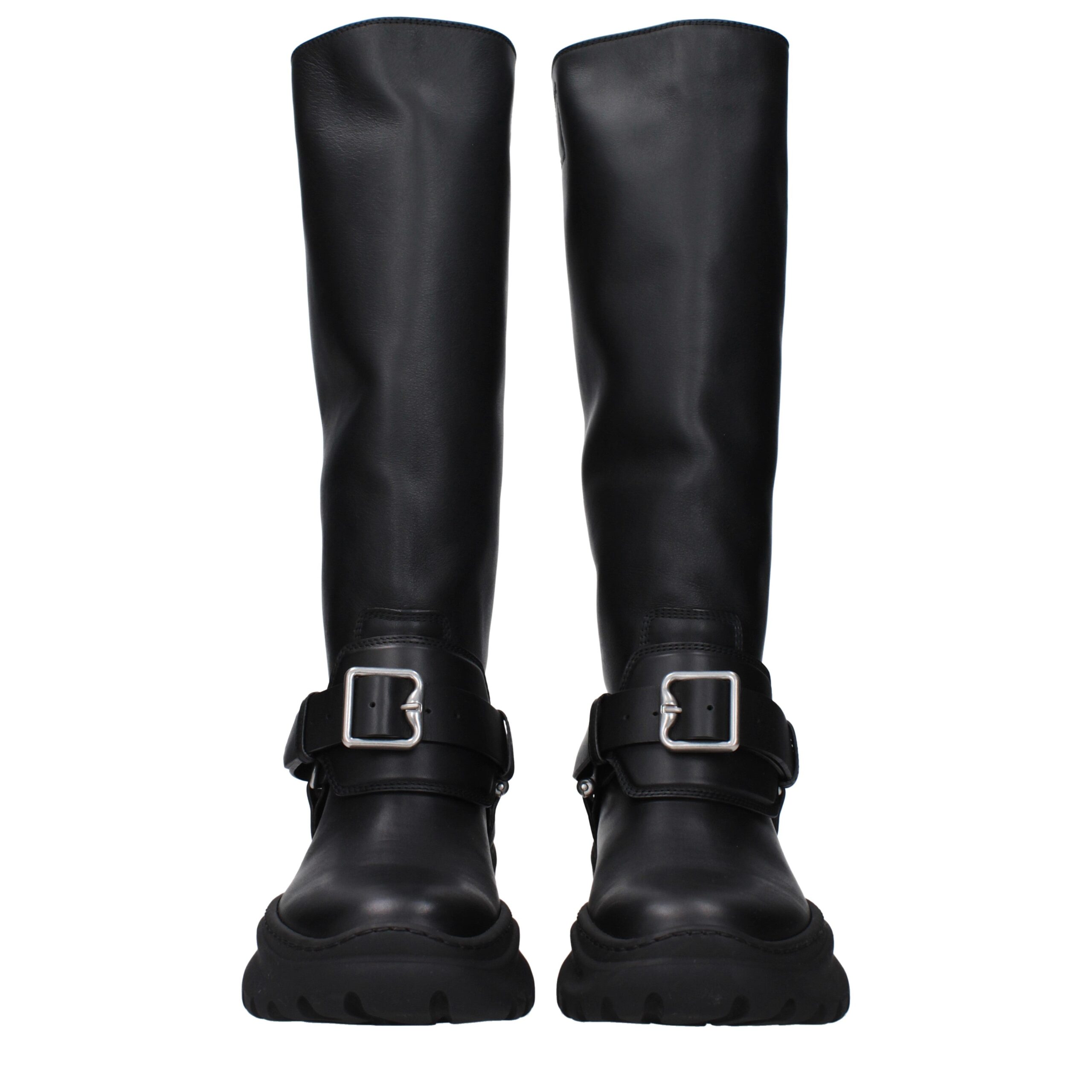 Burberry Black Leather Boots - Image 3