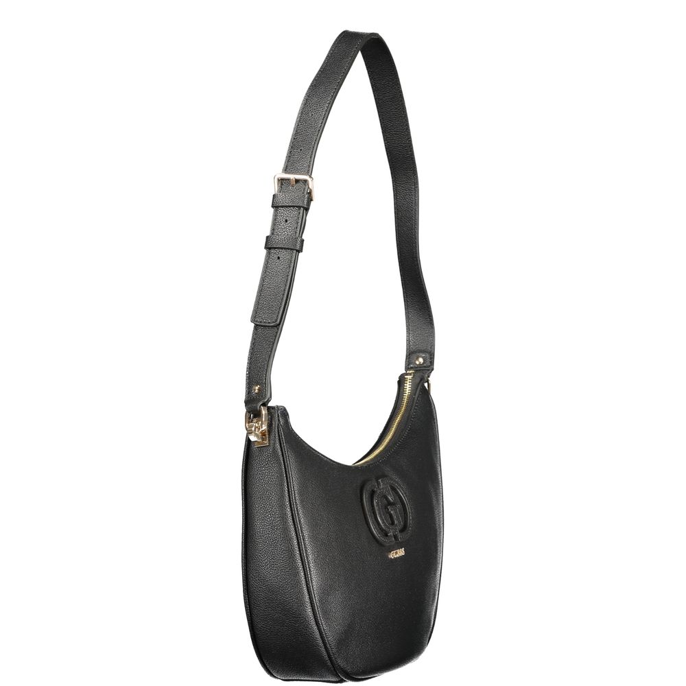 Guess Jeans Nero Poliuretano Women Handbag - Image 3