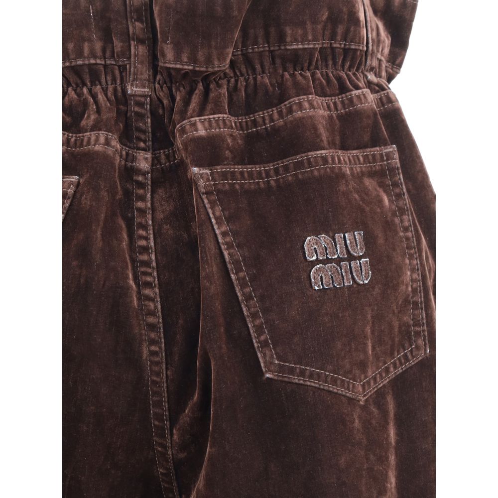 Miu Miu Velvet Pants - Image 4