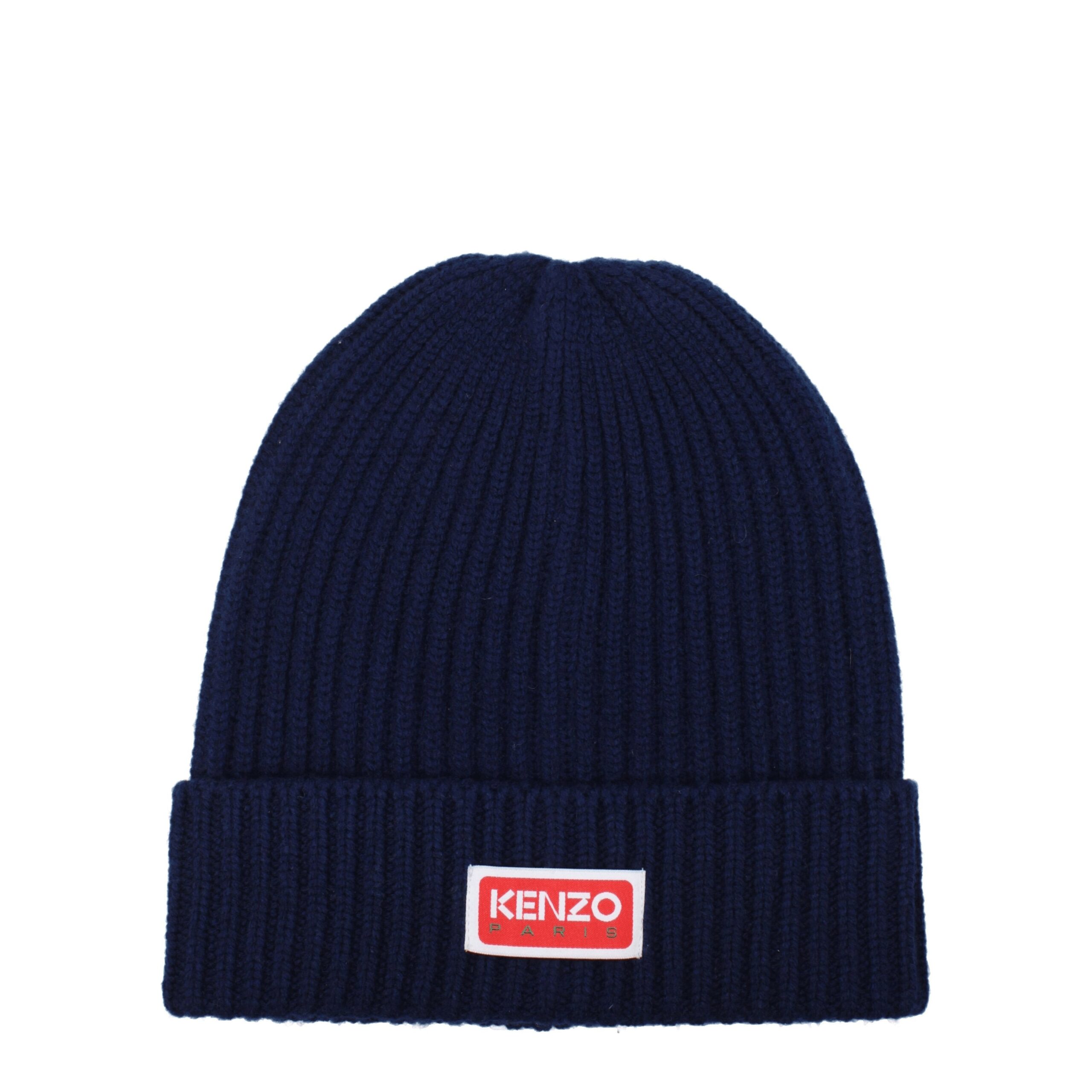 Kenzo Blue Wool Beanie