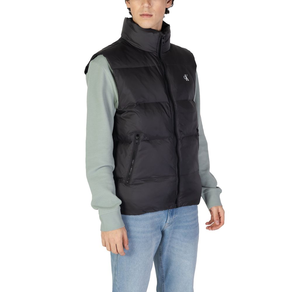 Calvin Klein Jeans Black Polyamide Sleveless Jacket - Image 4
