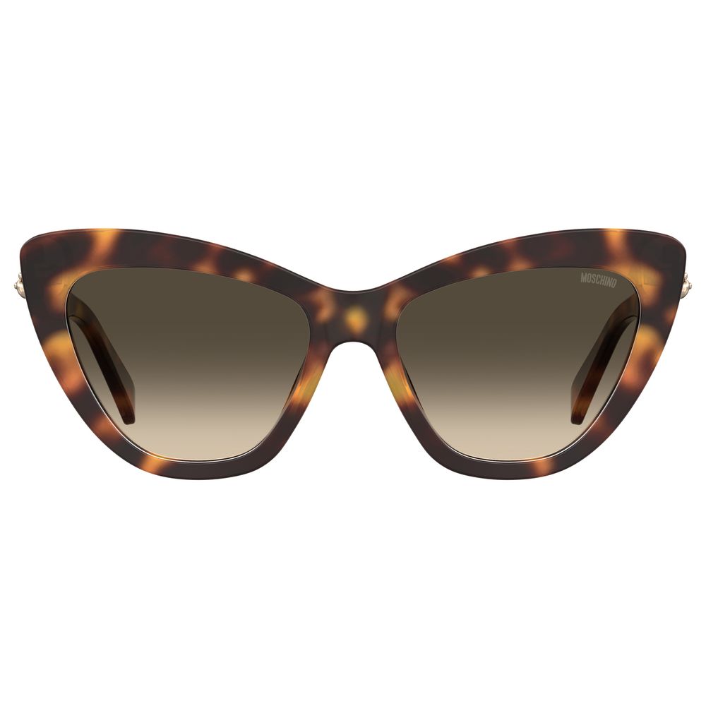 Moschino Brown Acetate Sunglasses - Image 2