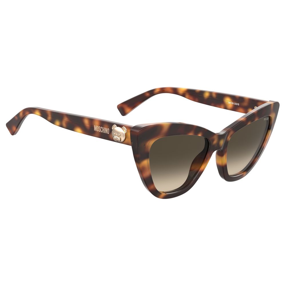 Moschino Brown Acetate Sunglasses - Image 3