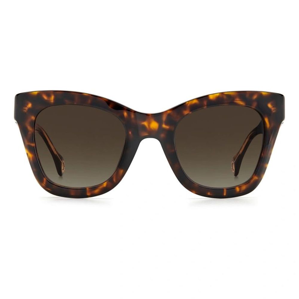 Carolina Herrera Brown Acetate Sunglasses - Image 2