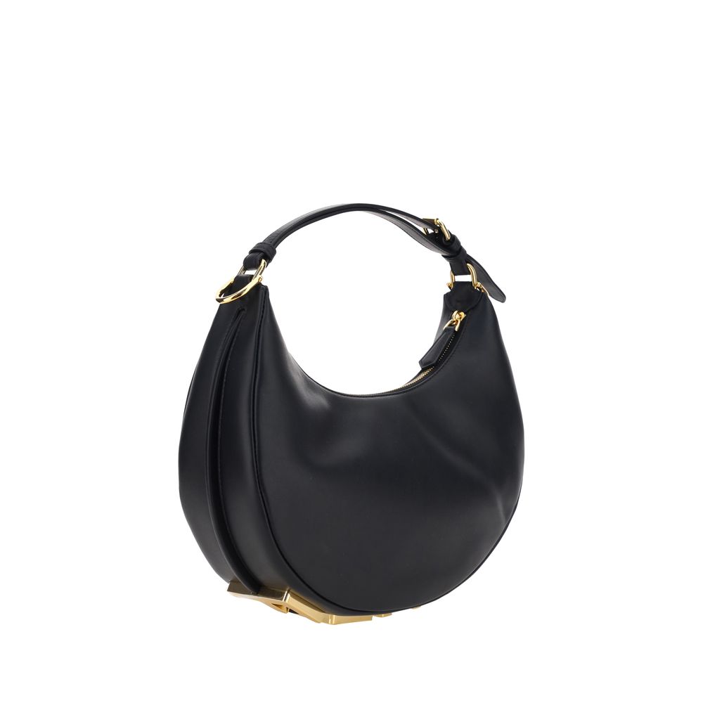 Fendi Black Calf Leather Bos Taurus Shoulder Bag - Image 2