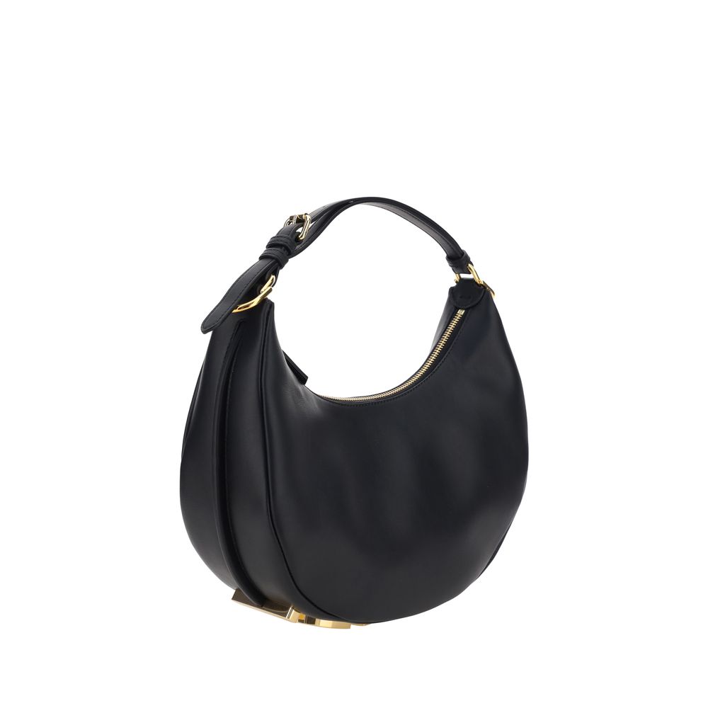 Fendi Black Calf Leather Bos Taurus Shoulder Bag - Image 3