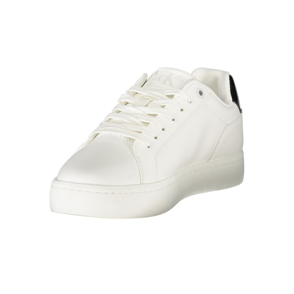 Calvin Klein White Leather Women Sneaker - Image 3