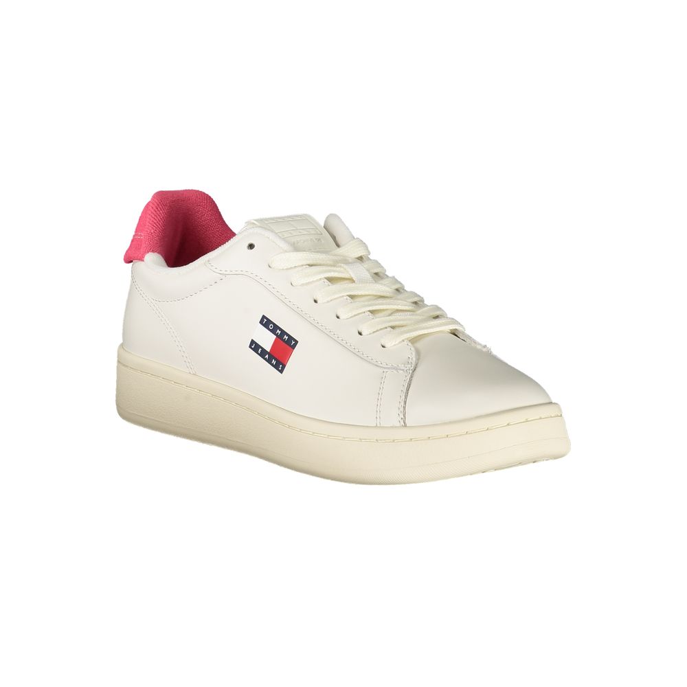 Tommy Hilfiger Bianco Polyurethane Women Sneaker - Image 2