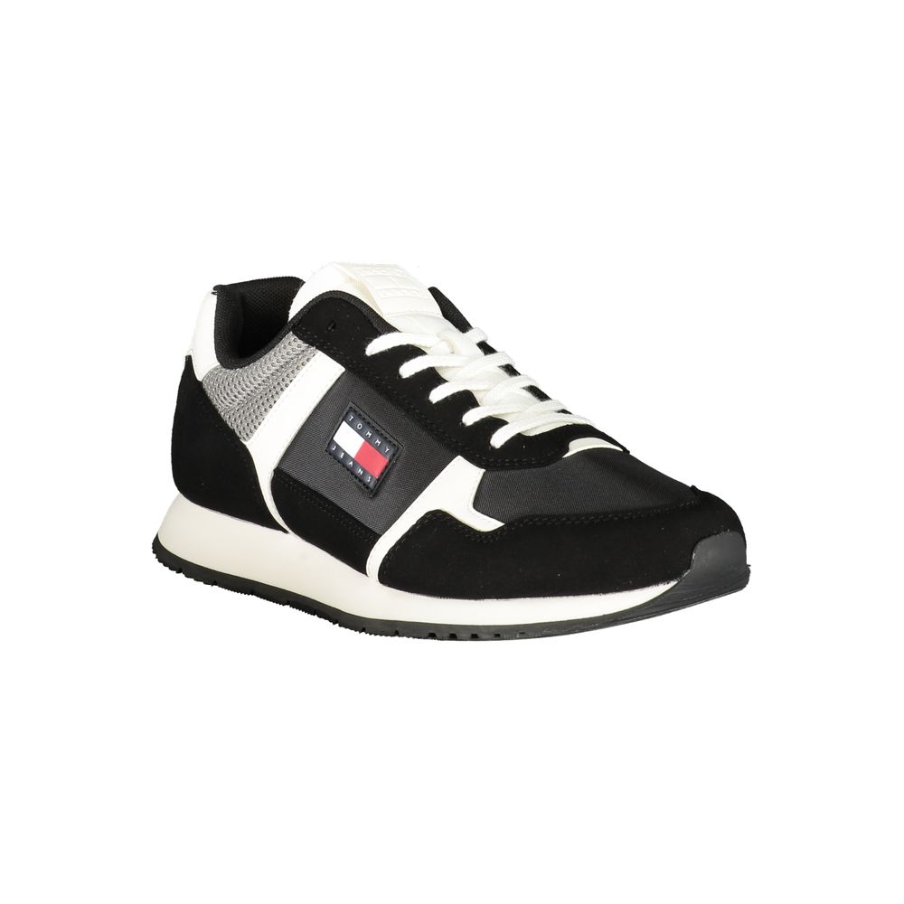 Tommy Hilfiger Black Polyurethane Men Sneaker - Image 2