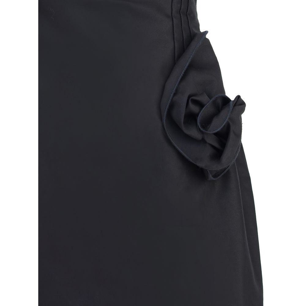 Magda Butrym Short Dress with roses - Image 3