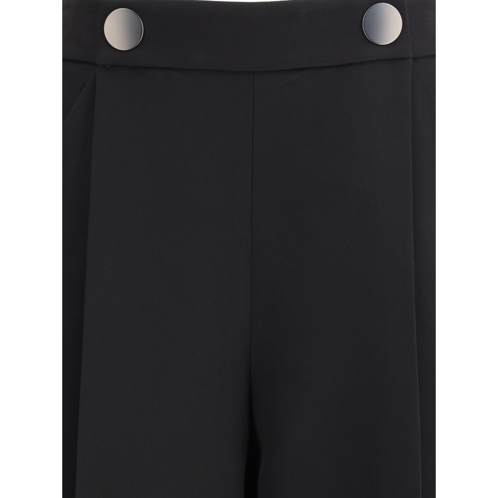 Giorgio Armani Black Silk Casual Pants - Image 3