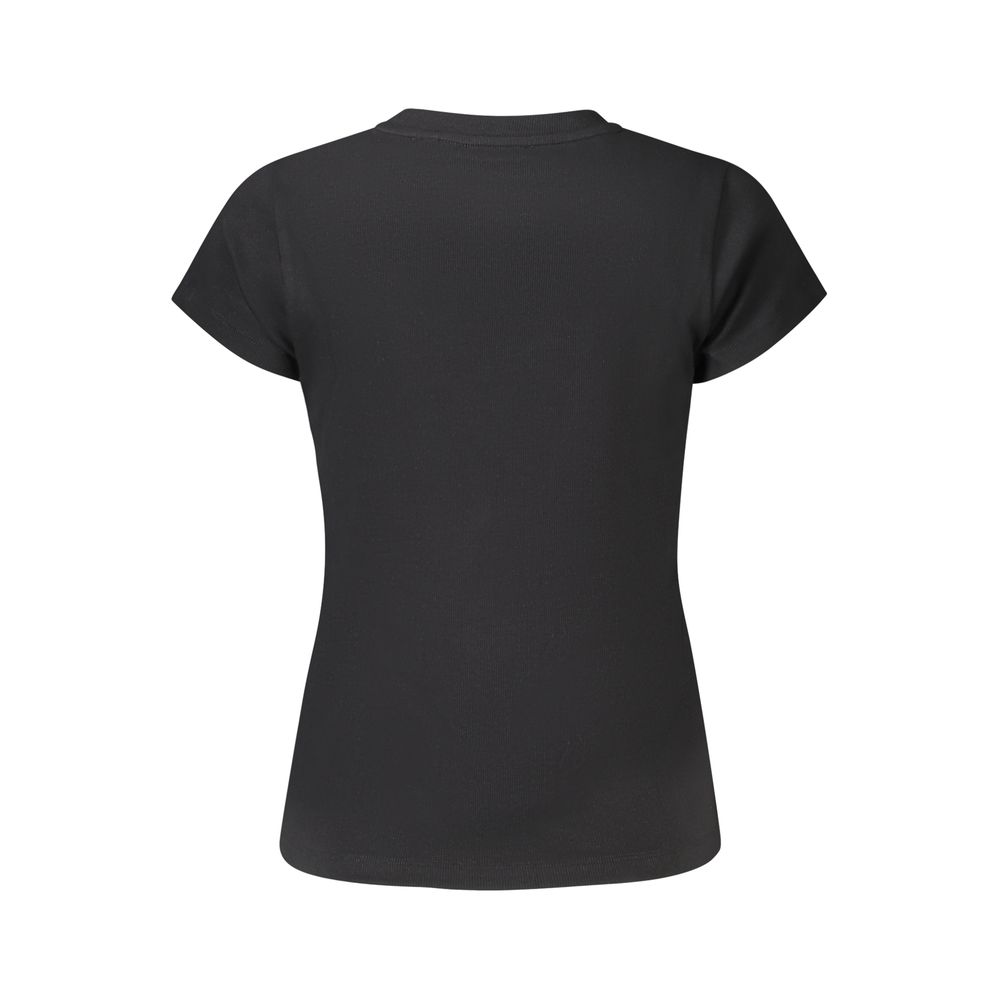 Pepe Jeans Black Cotton Women T-Shirt - Image 2