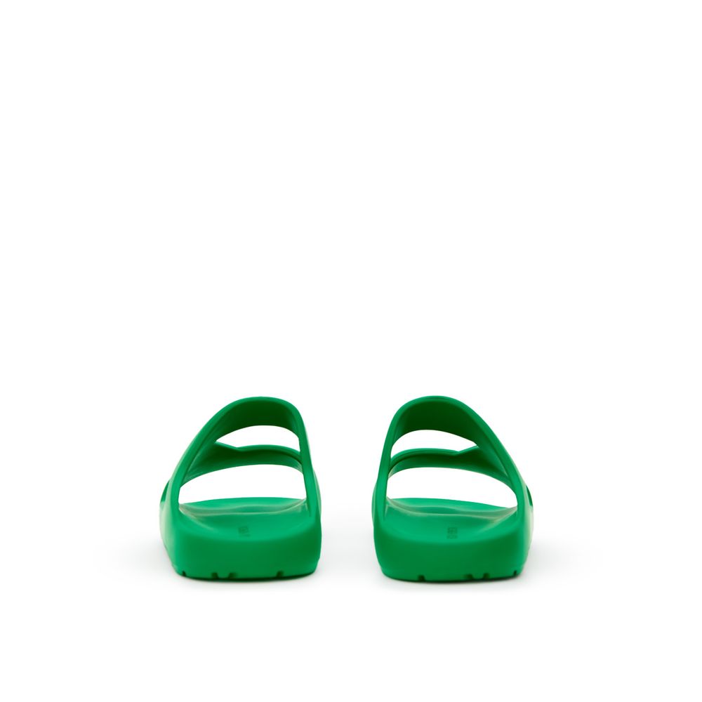 Bottega Veneta Green Cotton Slipper - Image 3