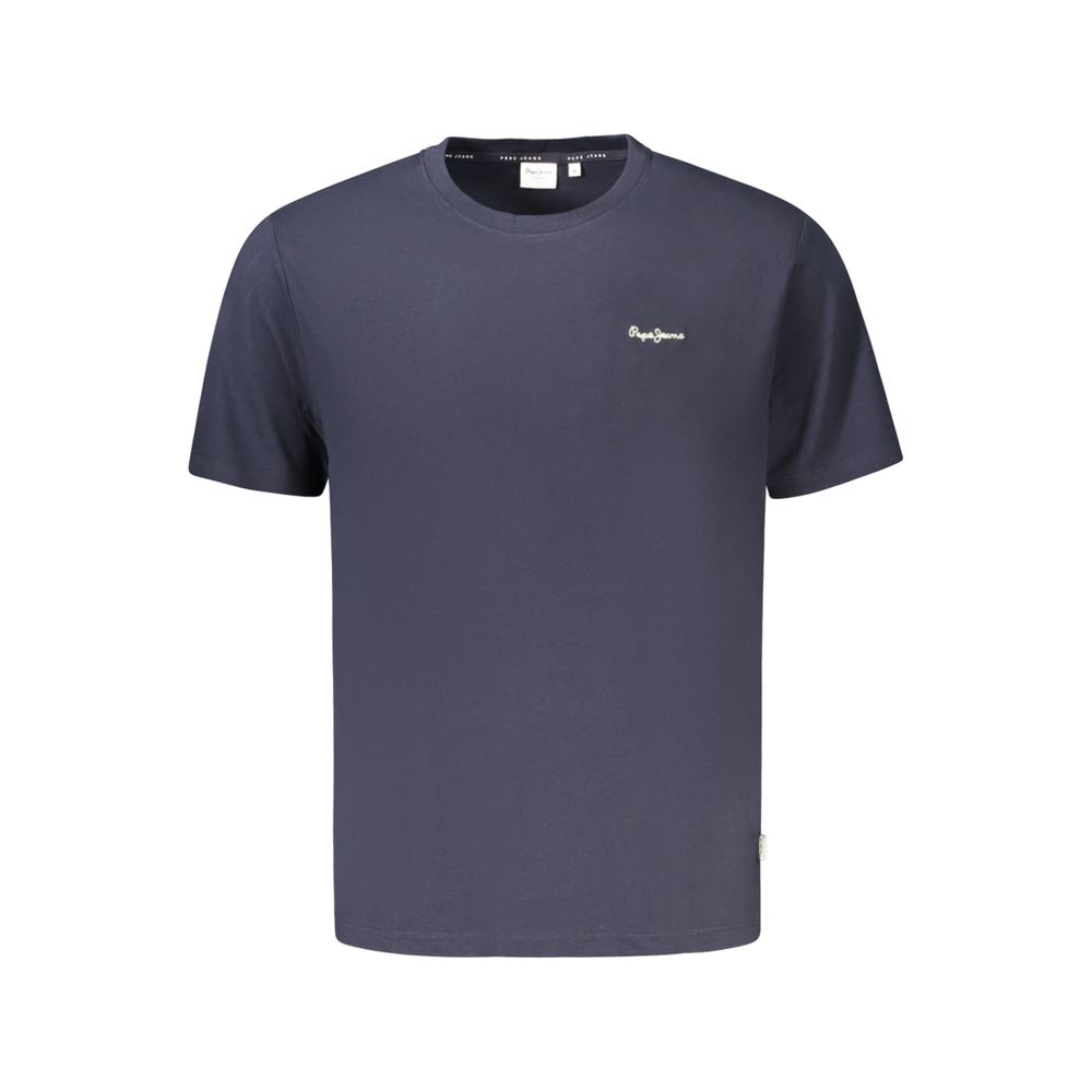 Pepe Jeans Blue Organic Cotton Men T-Shirt