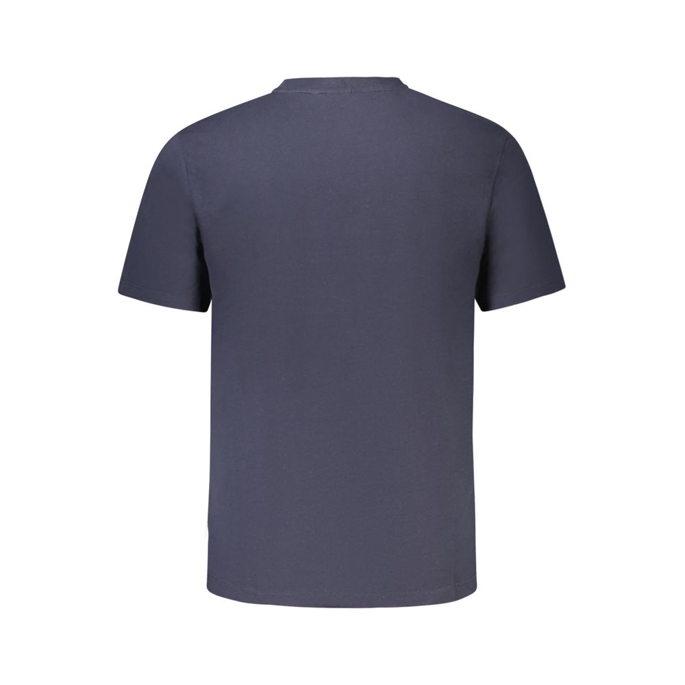Pepe Jeans Blue Organic Cotton Men T-Shirt - Image 2
