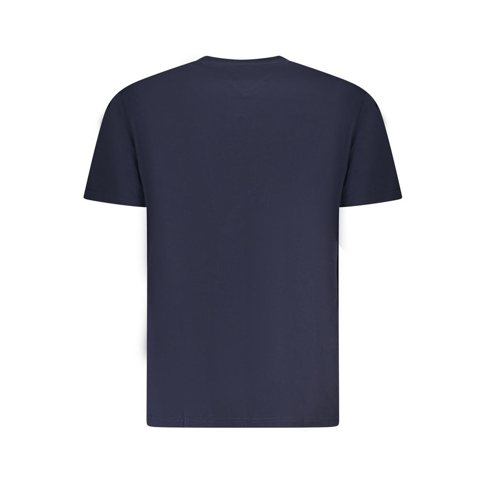 Tommy Hilfiger Blue Cotton Men's T-Shirt - Image 2