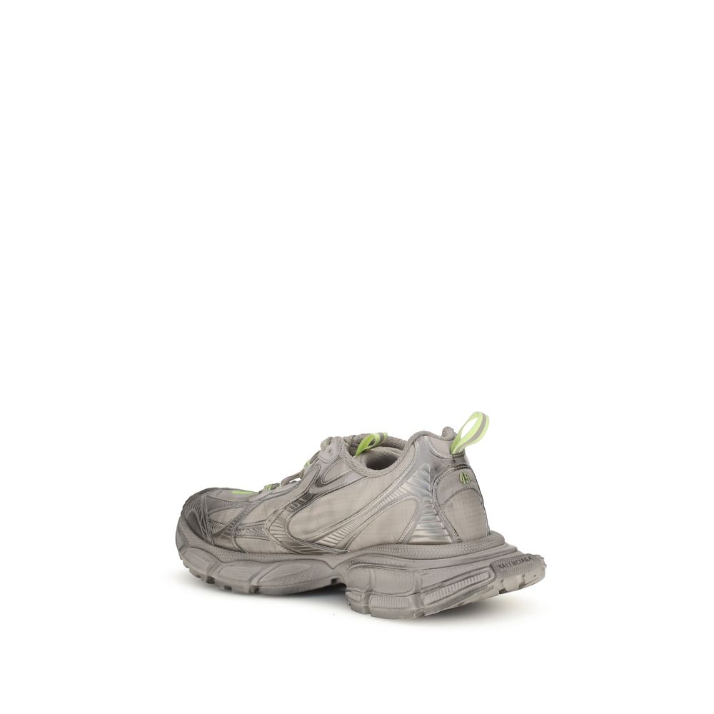 Balenciaga Gray Polyester Athletic Sneakers - Image 3