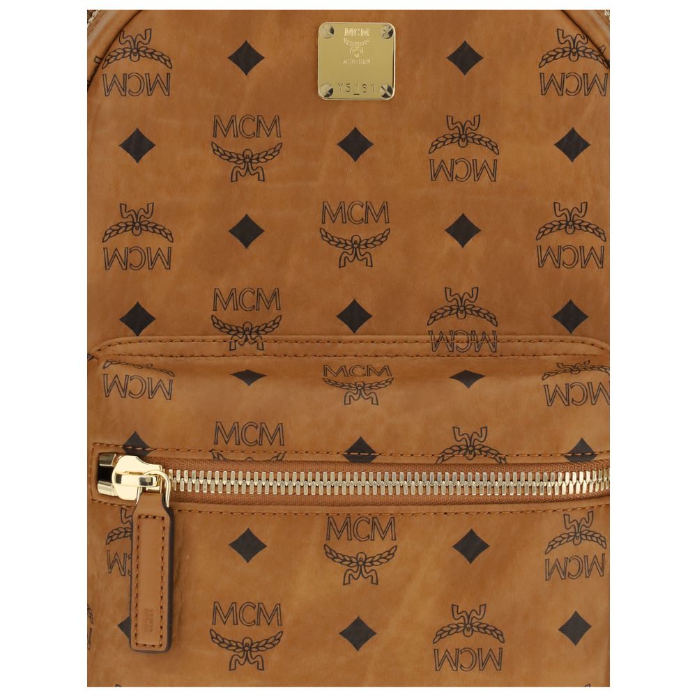 MCM Printed canvas small Stark Backpack - Image 3