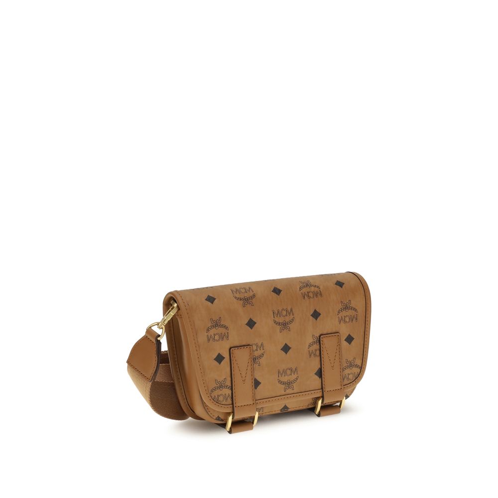 MCM Brown Polyethylene Shoulder Bag - Image 2