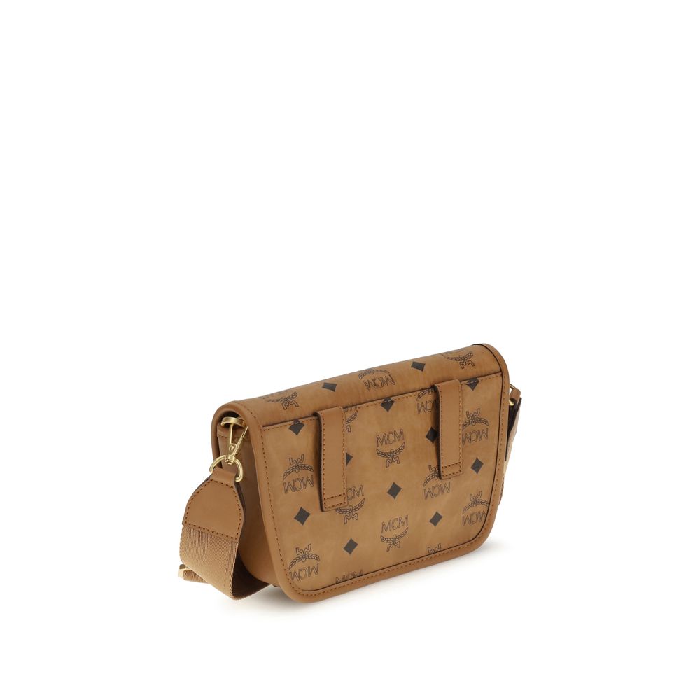 MCM Brown Polyethylene Shoulder Bag - Image 3