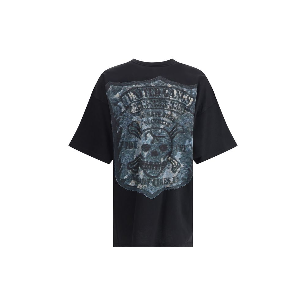 PDF Channel Black Cotton T-Shirt - Image 2