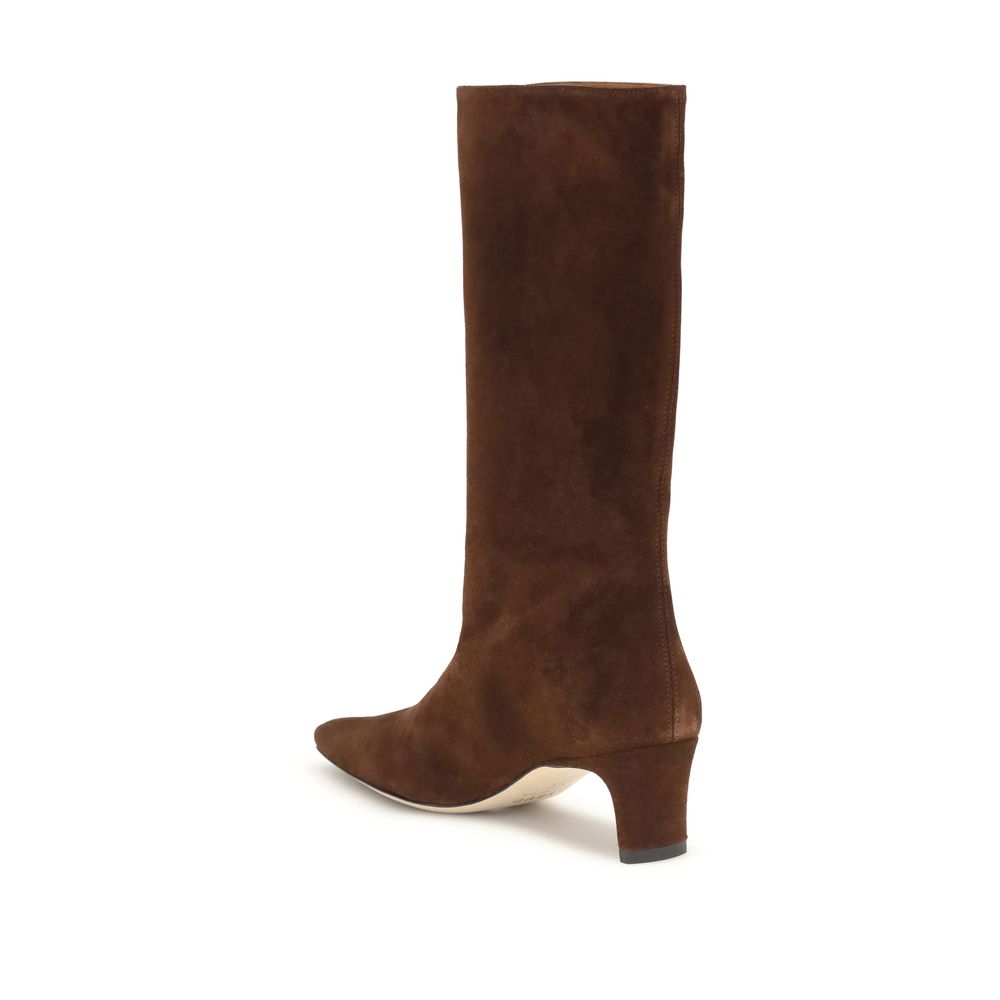 Staud Suede Wally Boots - Image 3