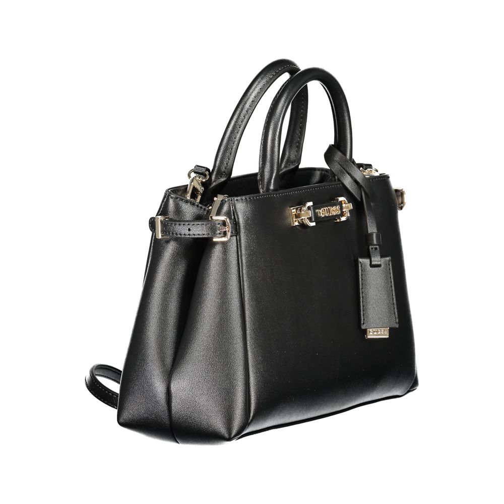 Guess Jeans Nero Poliuretano Women Handbag - Image 3
