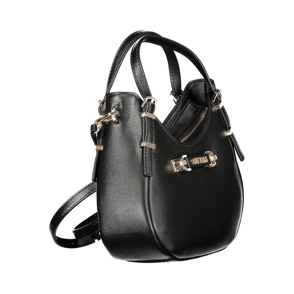 Guess Jeans Nero Poliuretano Women Handbag - Image 3