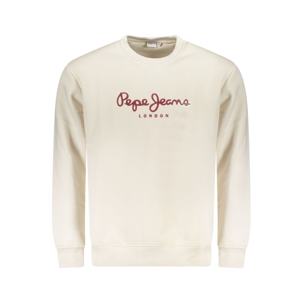 Pepe Jeans Bianco Cotton Men Sweatshirt