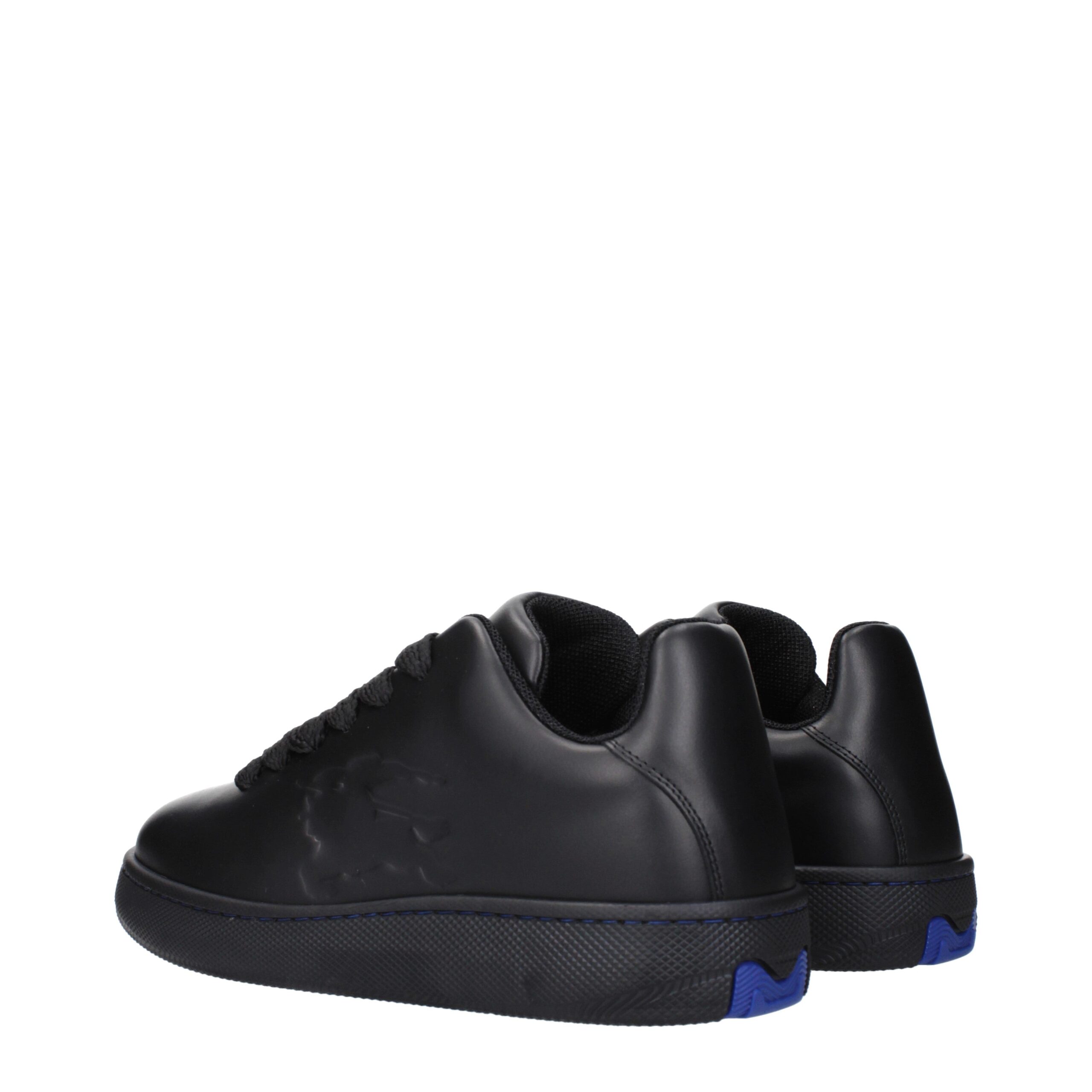 Burberry Black Leather Low Tops - Image 4