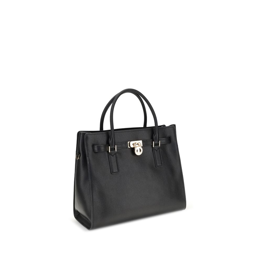 Michael Kors Black Calf Leather Bos Taurus Shoulder Bag - Image 2