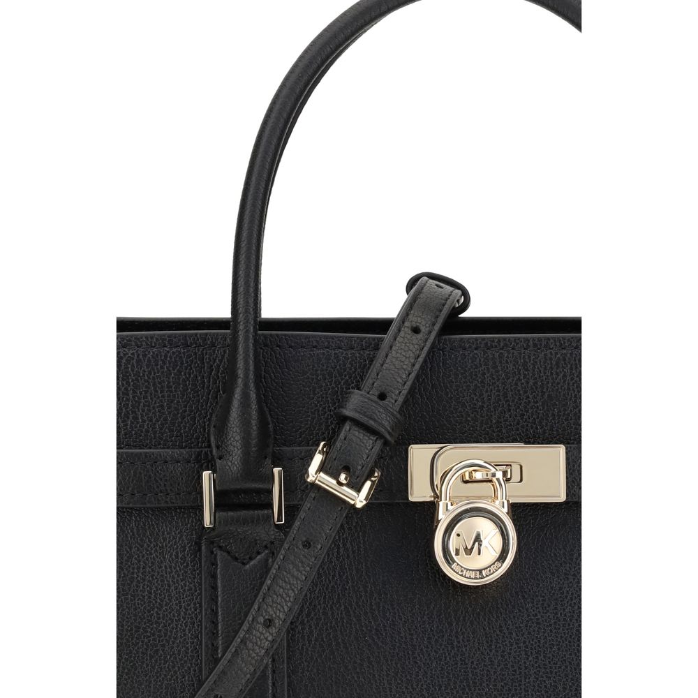 Michael Kors Black Calf Leather Bos Taurus Shoulder Bag - Image 4