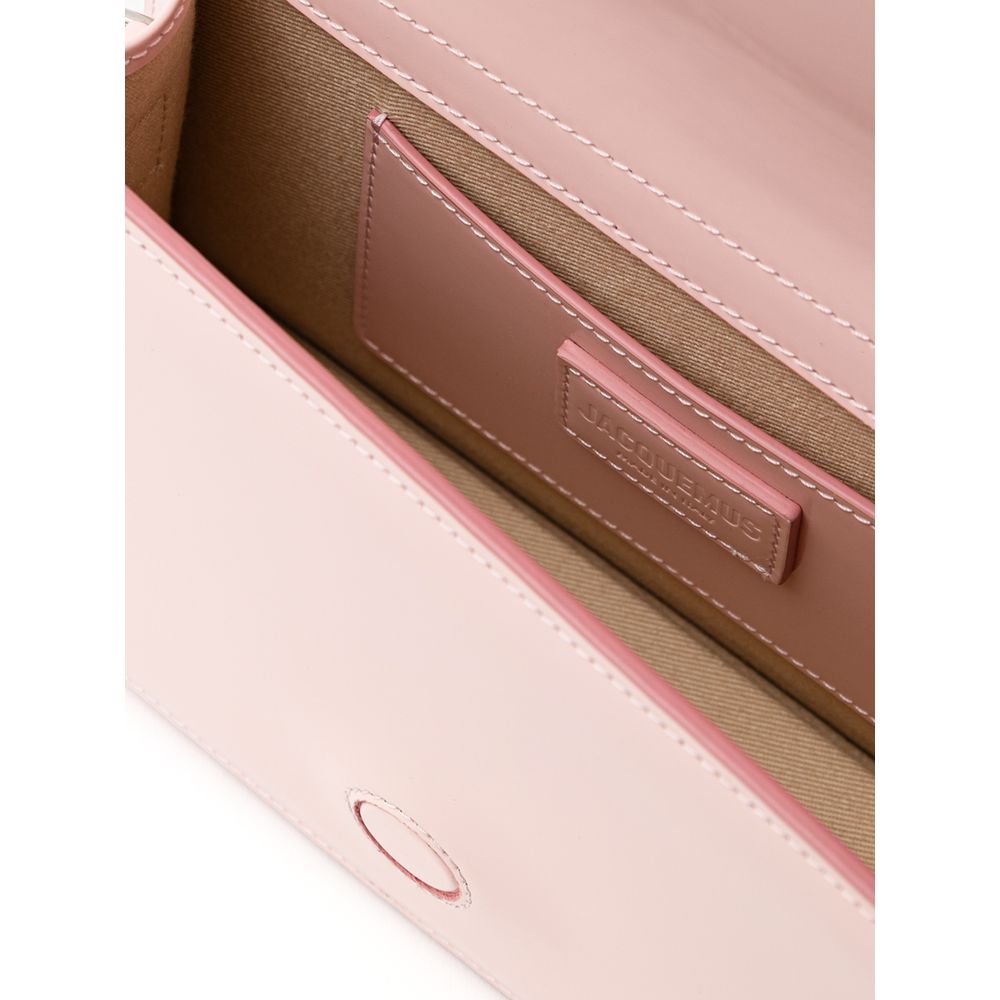 Jacquemus Pink Leather Handbag - Image 4