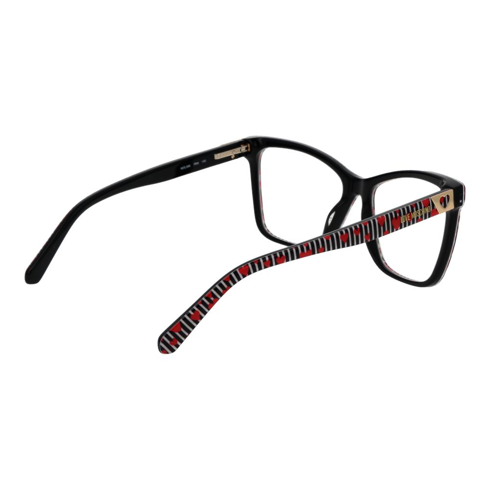 Love Moschino Black Acetate Glasses (Frames) - Image 3