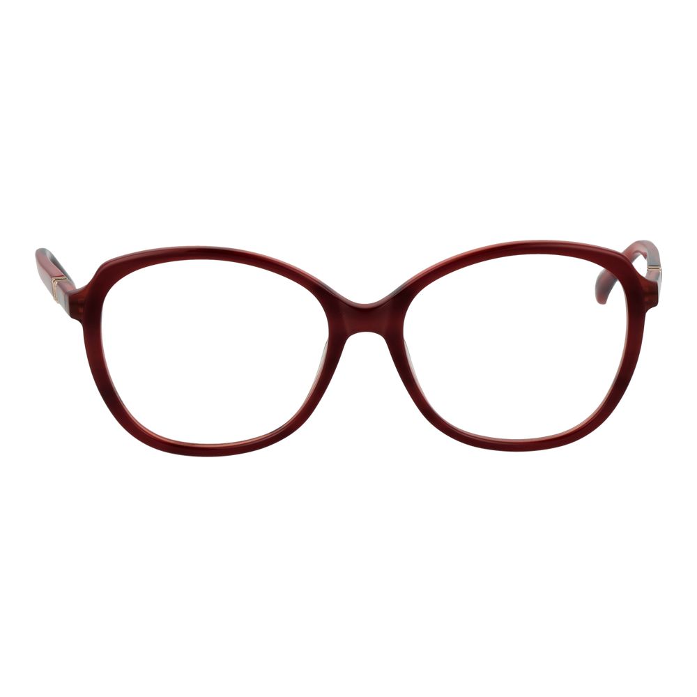 Max Mara Burgundy Plastic Glasses (Frames) - Image 2