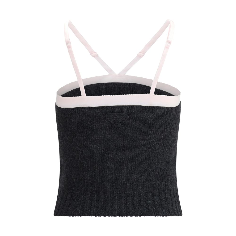 Prada Virgin wool crop Top - Image 2