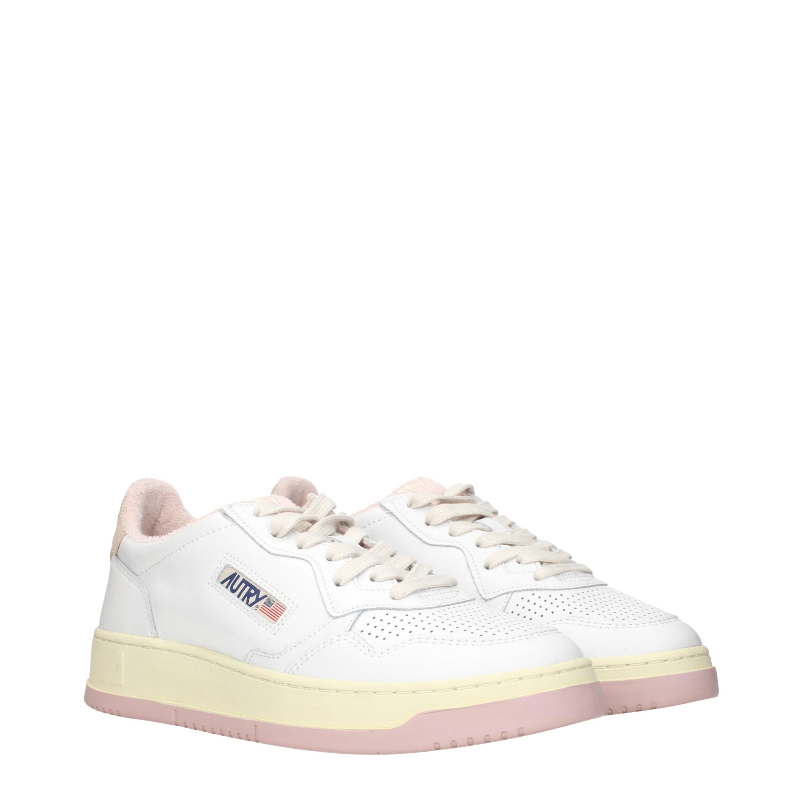 Autry White Leather Low Tops - Image 2